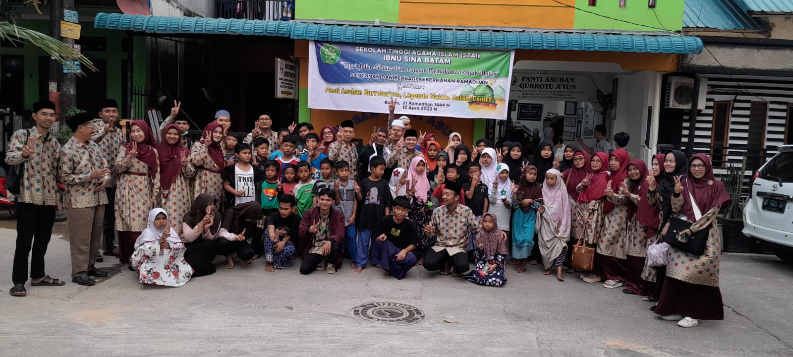 panti asuhan batam, panti asuhan di batam, kegiatan amal di panti asuhan qurrotu a'yun batam